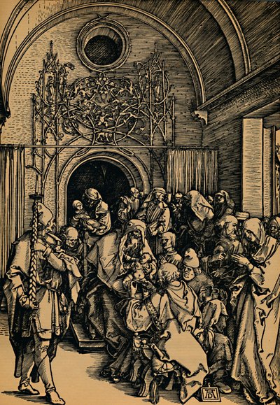 Die Belchneidung Christi、キリストの割礼、c1505。 作： Albrecht Dürer
