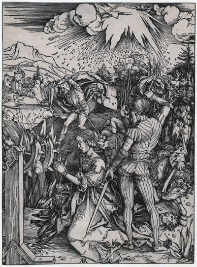 聖カタリナの殉教 作： Albrecht Dürer