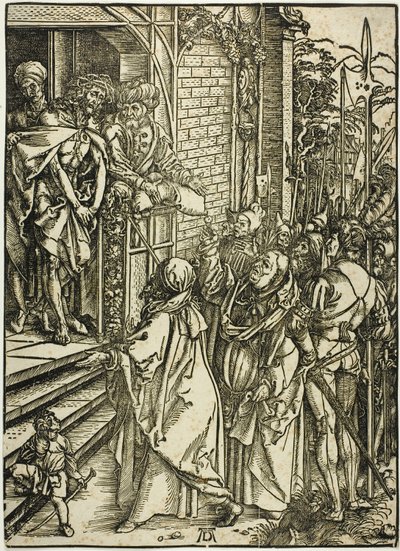 Ecce Homo - キリストの贈呈、『大いなる受難』より 作： Albrecht Dürer