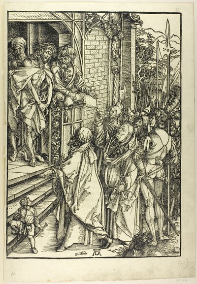 Ecce Homo - キリストの贈呈、『大いなる受難』より 作： Albrecht Dürer