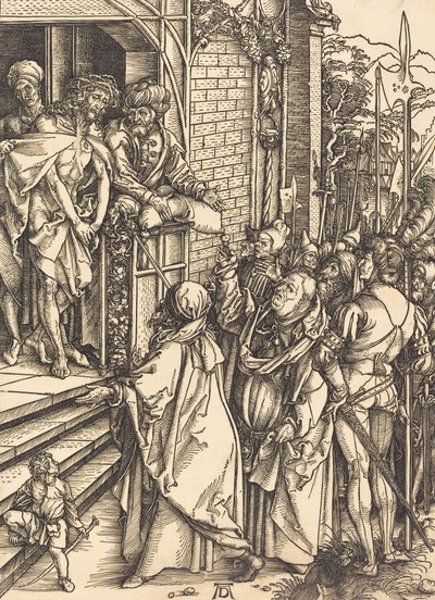 男を見よ、c。 14981499。 作： Albrecht Dürer