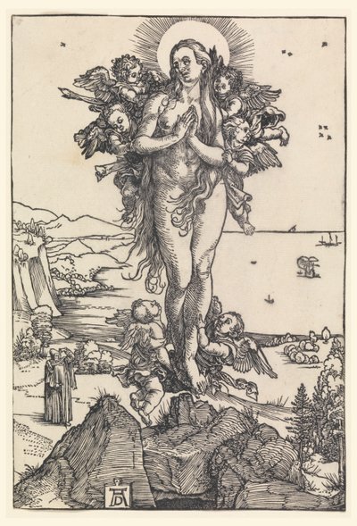 聖マグダラのマリアの立面図 作： Albrecht Dürer