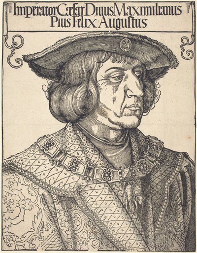 マクシミリアン1世 作： Albrecht Dürer