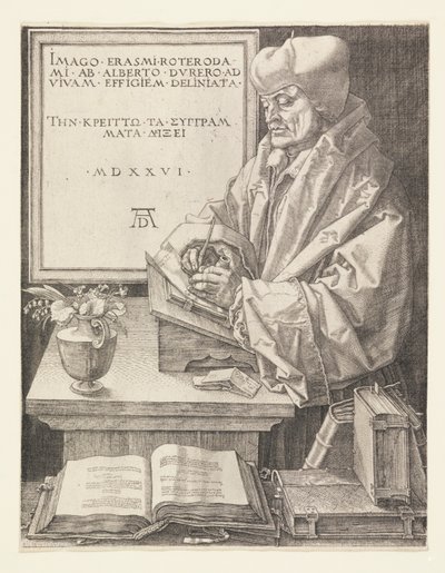 エラスムス 作： Albrecht Dürer