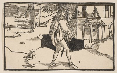 テネシーのコメディー、19世紀の復刻版からのEunuchus.nd 作： Albrecht Dürer