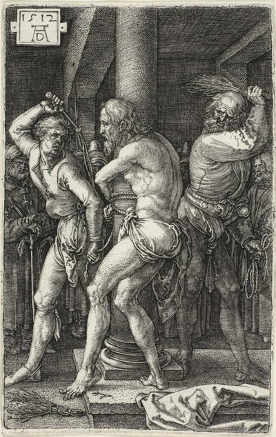 鞭打ち、「刻まれた情熱」より 作： Albrecht Dürer