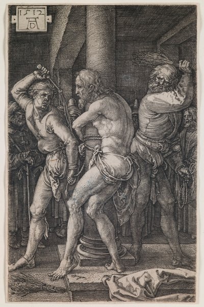 シリーズ「The Engraved Passion」より鞭打ち 作： Albrecht Dürer