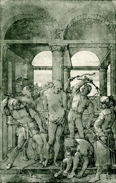 キリストの鞭打ち 作： Albrecht Dürer