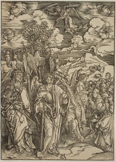 風にとどまる四人の天使 作： Albrecht Dürer