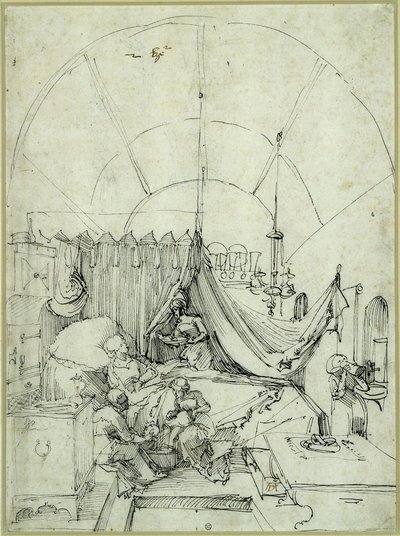 聖母マリアの誕生 作： Albrecht Dürer