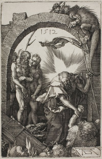 地獄の悲惨; The Engraved Passion より、辺境のキリスト 作： Albrecht Dürer