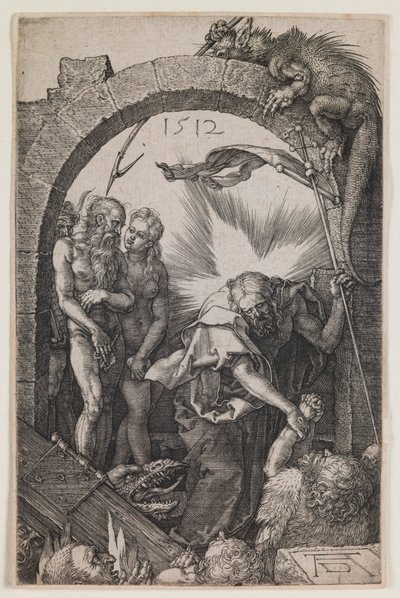 シリーズ「刻まれた情熱」より、Harrowing of Hell 作： Albrecht Dürer
