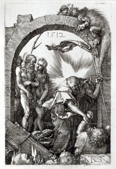 地獄の悲惨またはキリストのリンボへの降下、1512 作： Albrecht Dürer
