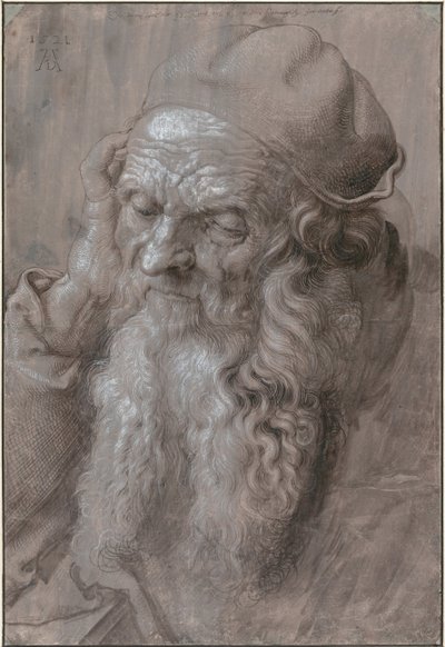 1521年老人の頭 作： Albrecht Dürer