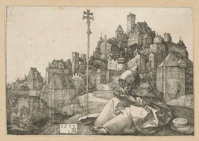 読書する聖アントニウス 作： Albrecht Dürer