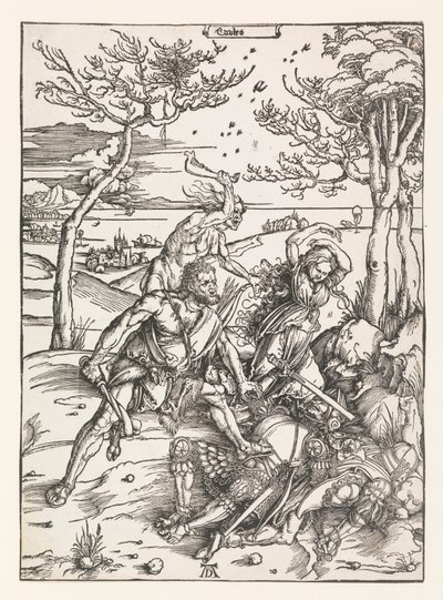 モリオン双生児を征服するヘラクレス 作： Albrecht Dürer