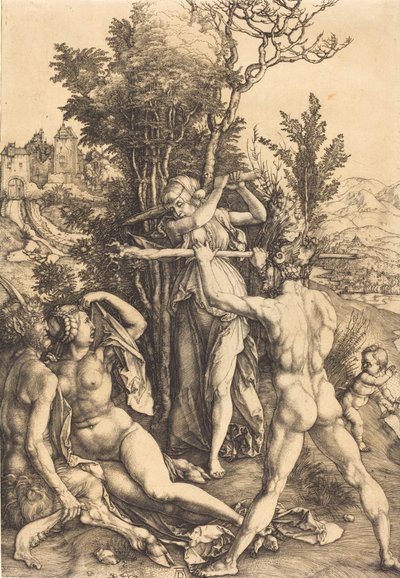 十字路のヘラクレス、14981499。 作： Albrecht Dürer
