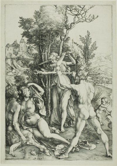 岐路に立つヘラクレス（嫉妬） 作： Albrecht Dürer