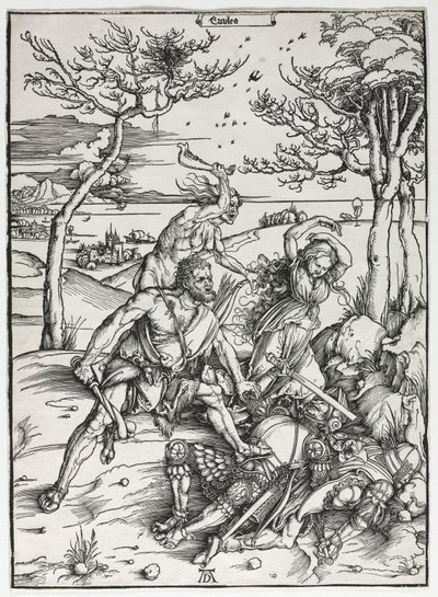 ヘラクレス、c。 1496-1497。 作： Albrecht Dürer