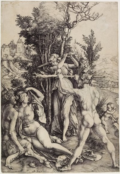 ヘラクレス、c。 1499年 作： Albrecht Dürer