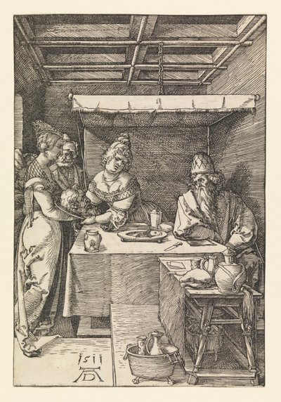 洗礼者ヨハネの首を持つヘロデヤ 作： Albrecht Dürer
