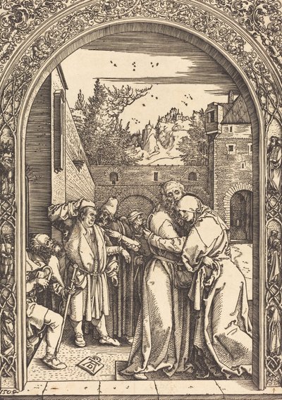 黄金の門のヨアヒムとアンナ、1504 年。 作： Albrecht Dürer