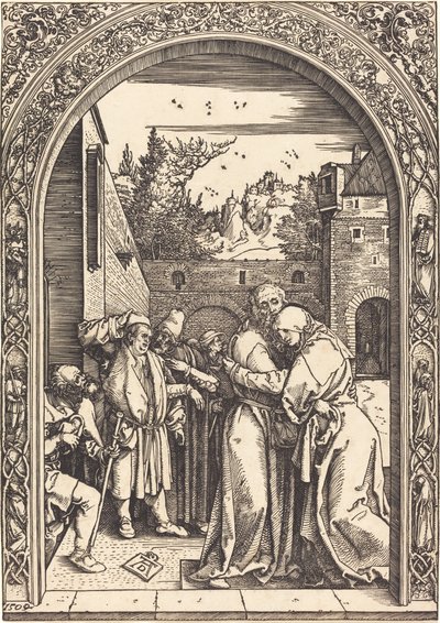 黄金の門のヨアヒムとアンナ、1504 年。 作： Albrecht Dürer