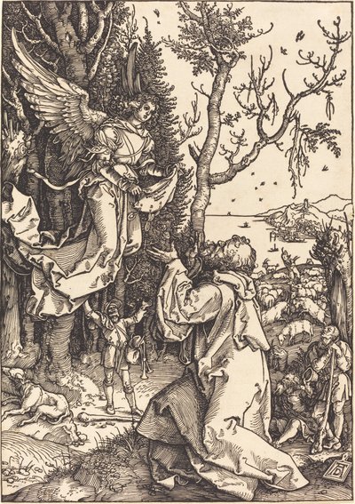 ヨアヒムと天使 作： Albrecht Dürer