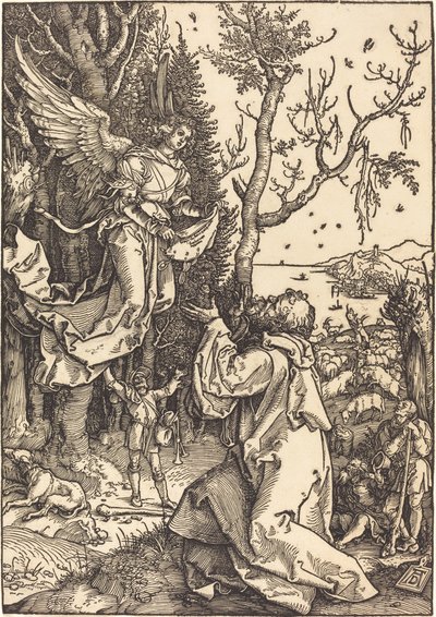 ヨアヒムと天使 作： Albrecht Dürer