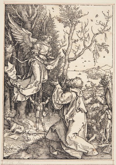 ヨアヒムと天使 作： Albrecht Dürer