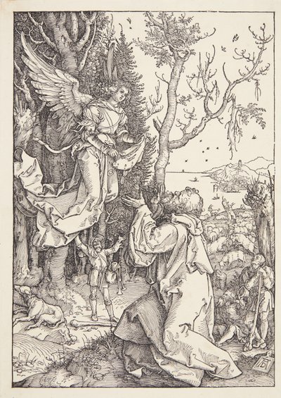ヨアヒムと天使 作： Albrecht Dürer
