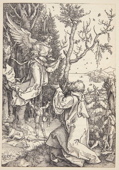 ヨアヒムと天使 作： Albrecht Dürer