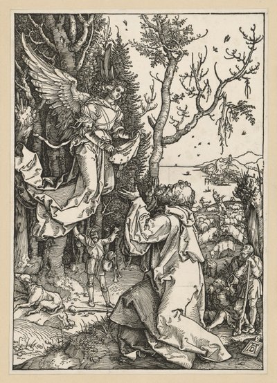ヨアキムと天使（聖母の生涯） 作： Albrecht Dürer