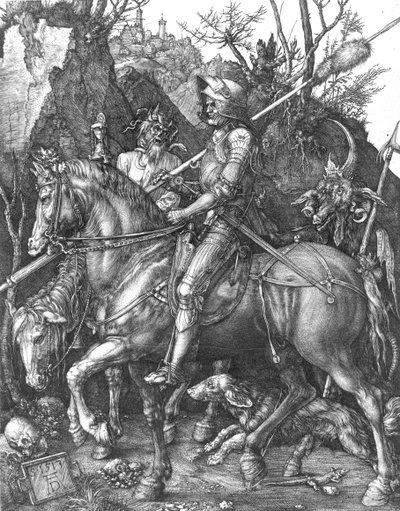 騎士、死と悪魔、1513 作： Albrecht Dürer