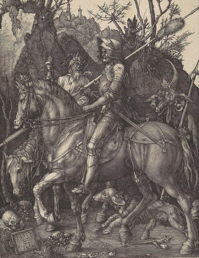 騎士、死、そして悪魔、1513., 1513. 作： Albrecht Dürer