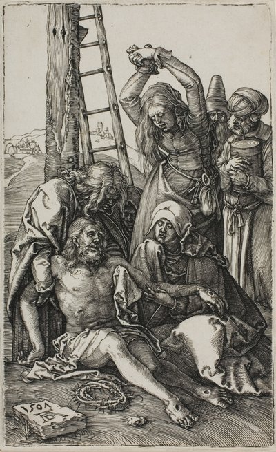 キリストの嘆き、『刻まれた受難』より 作： Albrecht Dürer