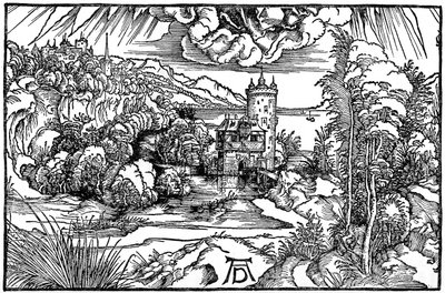 風景、1498、1936 作： Albrecht Dürer