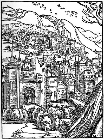 風景、1498、1936 作： Albrecht Dürer