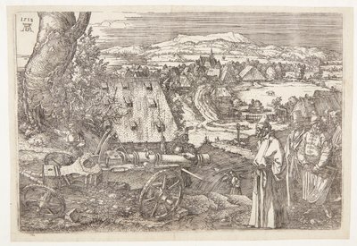 カノンのある風景 作： Albrecht Dürer