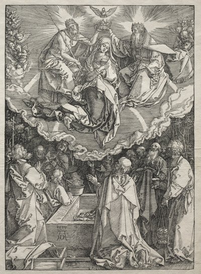聖母の生涯：聖母の被昇天、1504- 1505年。 作： Albrecht Dürer