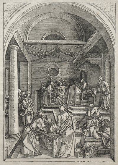 聖母の生涯：医師の中のキリスト 作： Albrecht Dürer