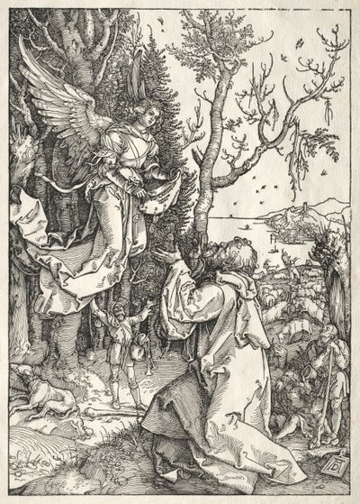 聖母の生涯：ヨアヒムと天使 作： Albrecht Dürer