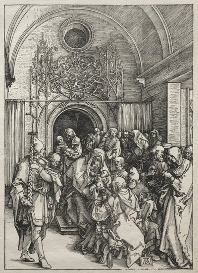 聖母の生涯：割礼 作： Albrecht Dürer