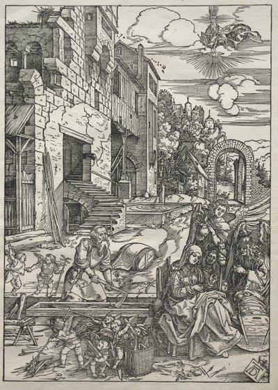 聖母の生涯：エジプトの残り 作： Albrecht Dürer