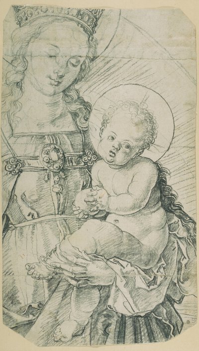 マドンナと子供、1514年 作： Albrecht Dürer