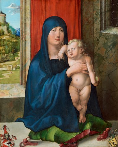 マドンナと子供[表]、c。 14961499。 作： Albrecht Dürer