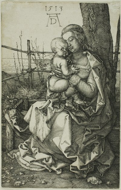 マドンナ・バイ・ザ・ツリー 作： Albrecht Dürer