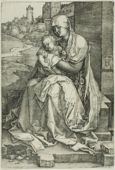 マドンナ・バイ・ザ・ウォール 作： Albrecht Dürer