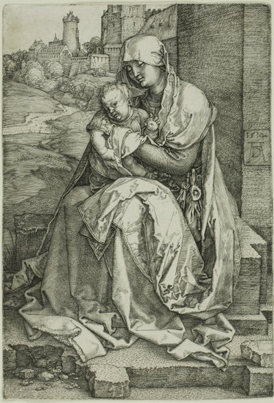 マドンナ・バイ・ザ・ウォール 作： Albrecht Dürer