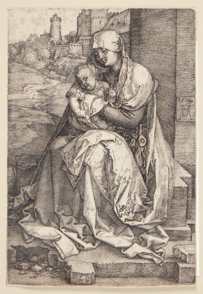 壁際のマドンナ 作： Albrecht Dürer